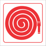 Shaya Fire Sign Fire Hose Reel 190mm X 190mm