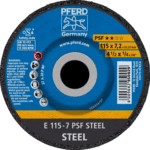 Pferd Grinding Disc Steel 115mm X 7.2mm