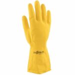 Rebel Glove Household Yellow Rubber Large