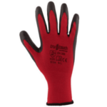 Rebel Glove Red Pu Coated General Purpose Large