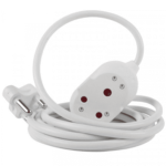 Build It Extension Cord White 16Amp 20M