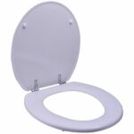Build It Toilet Seat Moulded Wood 18 Inch White