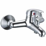 Basix Mandla Bath Mixer With Hand Shower Single Lever Complete Chrome