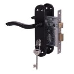 Yale Onda Lockset 3 Lever Matte Black