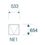 Steel Window Frame 1245mm X 1511mm ND4(F7) - Image 2