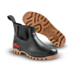 Jonsson Gumboot Ankle Black / Toffee Size: 8