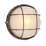 Eurolux Bulkhead With Grid Large Black & Gold