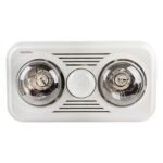 Eurolux 3 In 1 Bathroom Warmer / Light / Extraction Fan 2 Light