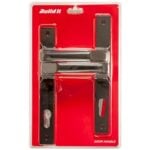 Build It Aluminium Door Handle Black