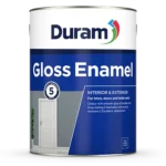 Duram Gloss Enamel 5lt - Black 5lt