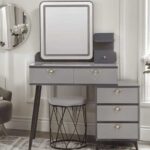 grey-and-white-dressing-table-in