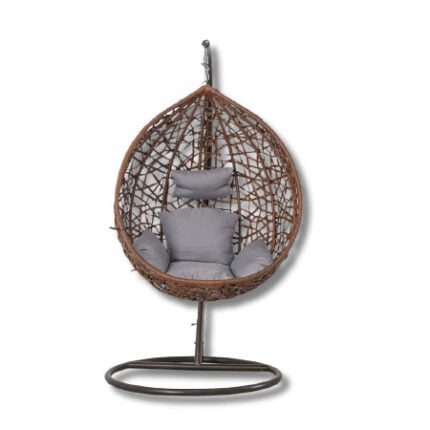 Rocker Wing Chair Brown