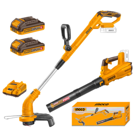 ingco-trimmer-blower Ingco Cordless G/Trimmer / Blower Combo - Image 1